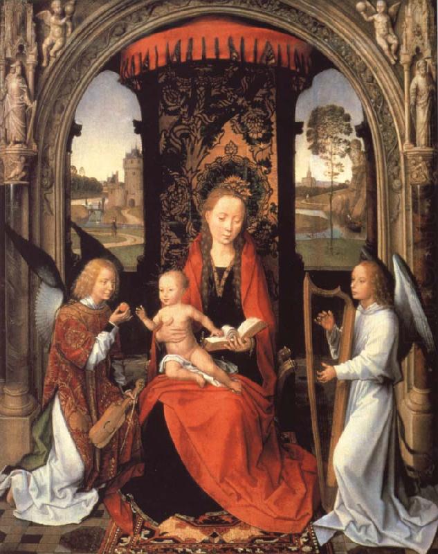 Madonna nad Child with Angels, Hans Memling